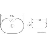 Умывальник BelBagno BB1151