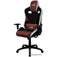 Игровое (геймерское) кресло AeroCool Count Burgundy Red (черный/красный)