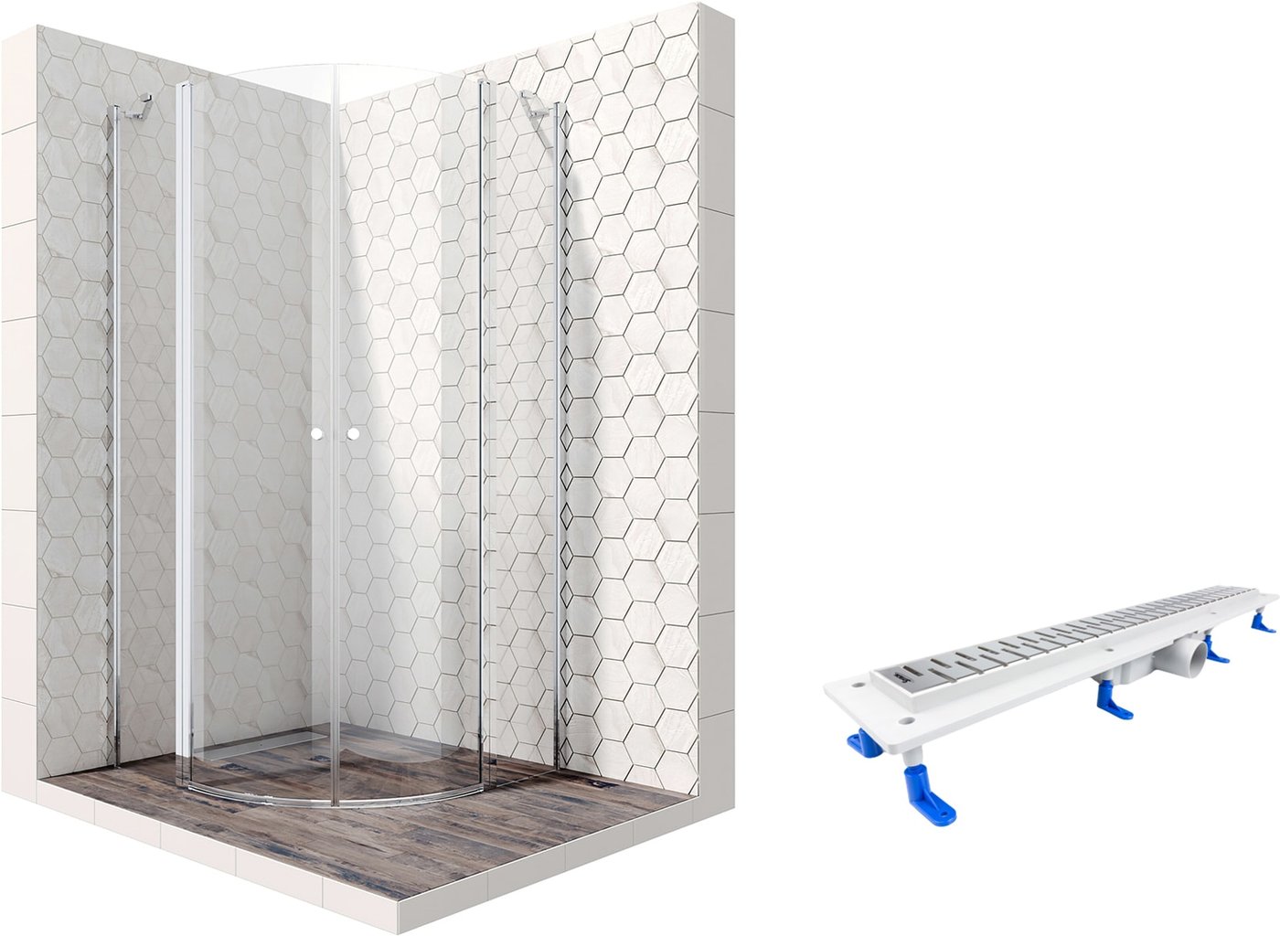 

Душевой уголок Ambassador Set 13011102-ST16