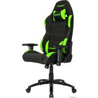 Игровое (геймерское) кресло AKRacing K7012 (черный/зеленый)
