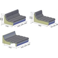 Угловой диван ПетраМебель Рио (серый)