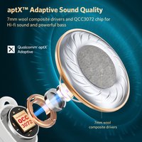 Наушники EarFun Free Pro 3 (белый/серебристый)