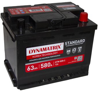 Dynamatrix Standard R+ 580A (63 А·ч)