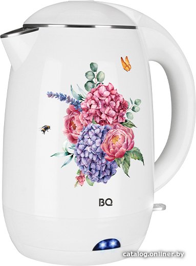 Электрический чайник BQ KT1702P (белый/симфония цветов)