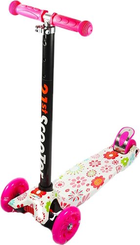 Трехколесный самокат 21st Scooter Maxi 036S-3 (розовый)