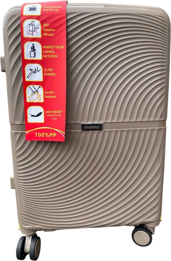 

Чемодан Maleta PP-508 (M, капучино)