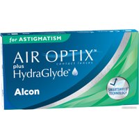 Контактные линзы Alcon Air Optix Plus For Astigmatism Hydraglyde cyl-0.75 ax010 -1.50 дптр 8.7 мм