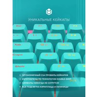 Клавиатура IO by Red Square Type 84 g3ms Sapphire V2 (бирюзовый/розовый)
