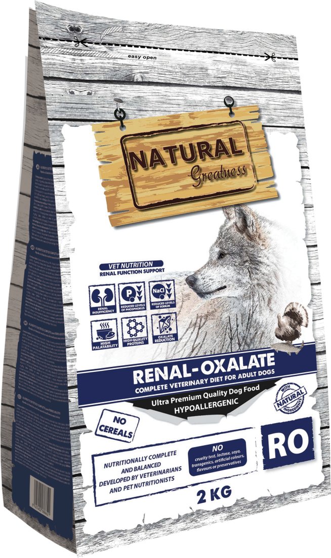 

Сухой корм для собак Natural Greatness Renal-Oxalate 2 кг