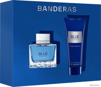 Подарочный набор Antonio Banderas Blue Seduction для мужчин EdT 50 мл + Бальзам после бритья 75 мл