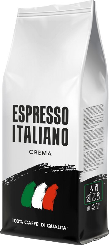 

Кофе Kavos Bankas Espresso Italiano Crema зерновой 1 кг
