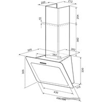 Кухонная вытяжка Krona Liva 600 PB (черный)