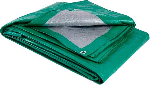 

Тент GreenTerra Тарпаулин 5x6 (зеленый/серебристый)