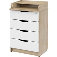 Детский комод Атон Мебель Сириус Wood 604 ПВХ (дуб сонома)