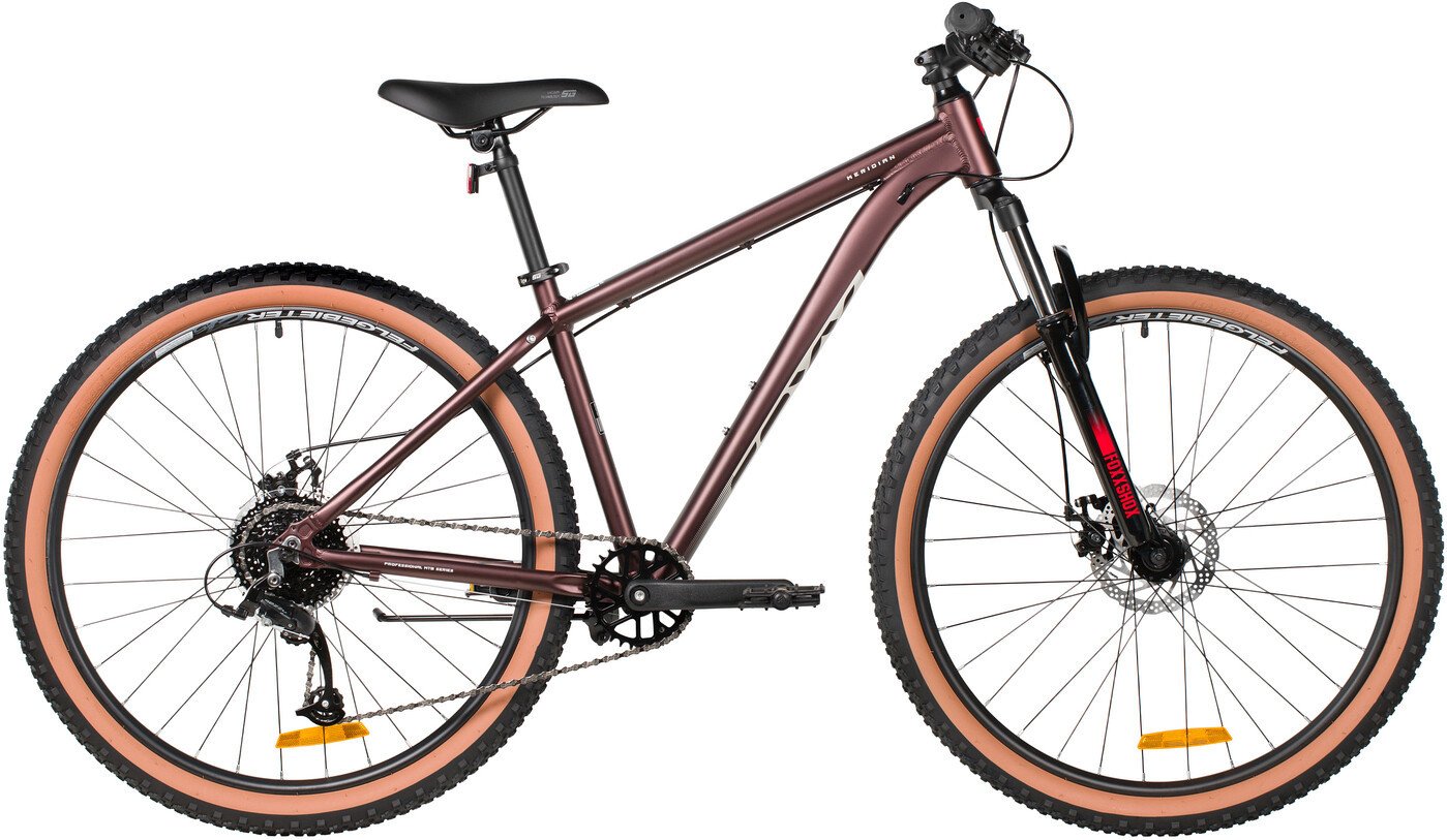 Велосипед Foxx Meridian 27.5 р.16 2026 27AHD.MERIDIAN.16BN6 (коричневый)
