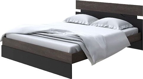 Кровать PROxSON Milton 120x200 (дуб кантербери/черный)