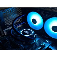 Жидкостное охлаждение для процессора DeepCool GAMMAXX L240T Blue DP-H12RF-GL240TB