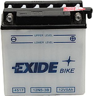 

Мотоциклетный аккумулятор Exide Conventional 12N5-3B (5 А/ч)