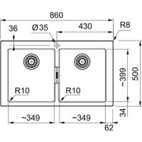 Кухонная мойка Franke Sirius 2.0 S2D 620-35-35 143.0618.688 (черный карбон)