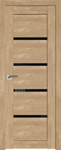 ProfilDoors 2.09XN L 40x200 (каштан натуральный, стекло черный триплекс)