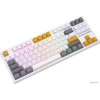 Клавиатура Royal Kludge RK-R87 RGB (белый/желтый, RK Red)