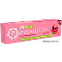 Зубная паста PresiDent 3-6 Клубника (50 RDA) 43 г