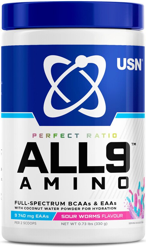 Комплекс USN EAA ALL9 Amino (330г, кислый мармелад)