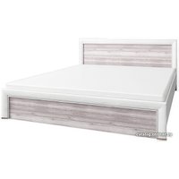Кровать Anrex Olivia 160x200 с ПМ (вудлайн кремовый/дуб анкона)
