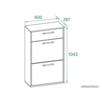 Стенка Сокол П3-3+ТП-2 (дуб сонома)