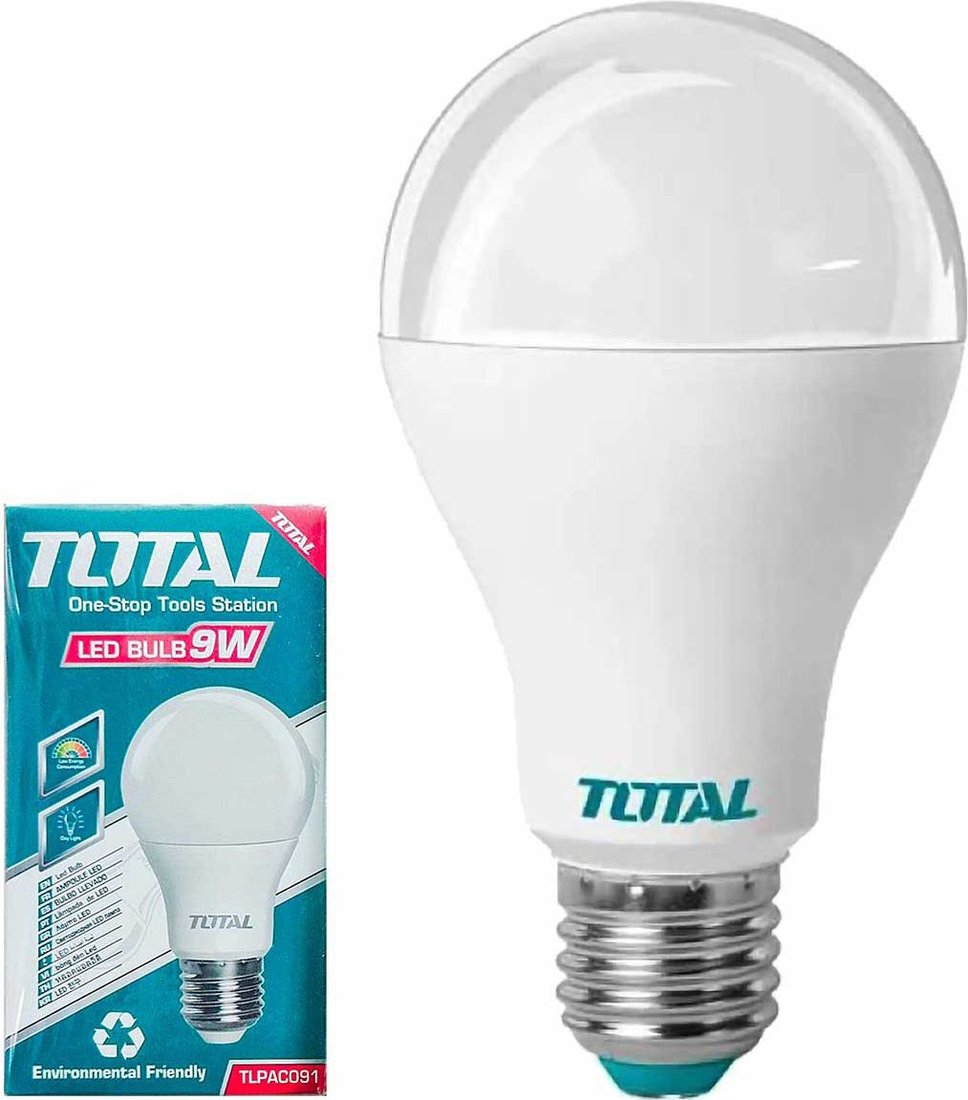 

Светодиодная лампочка Total TLPAC091 E27 9 Вт