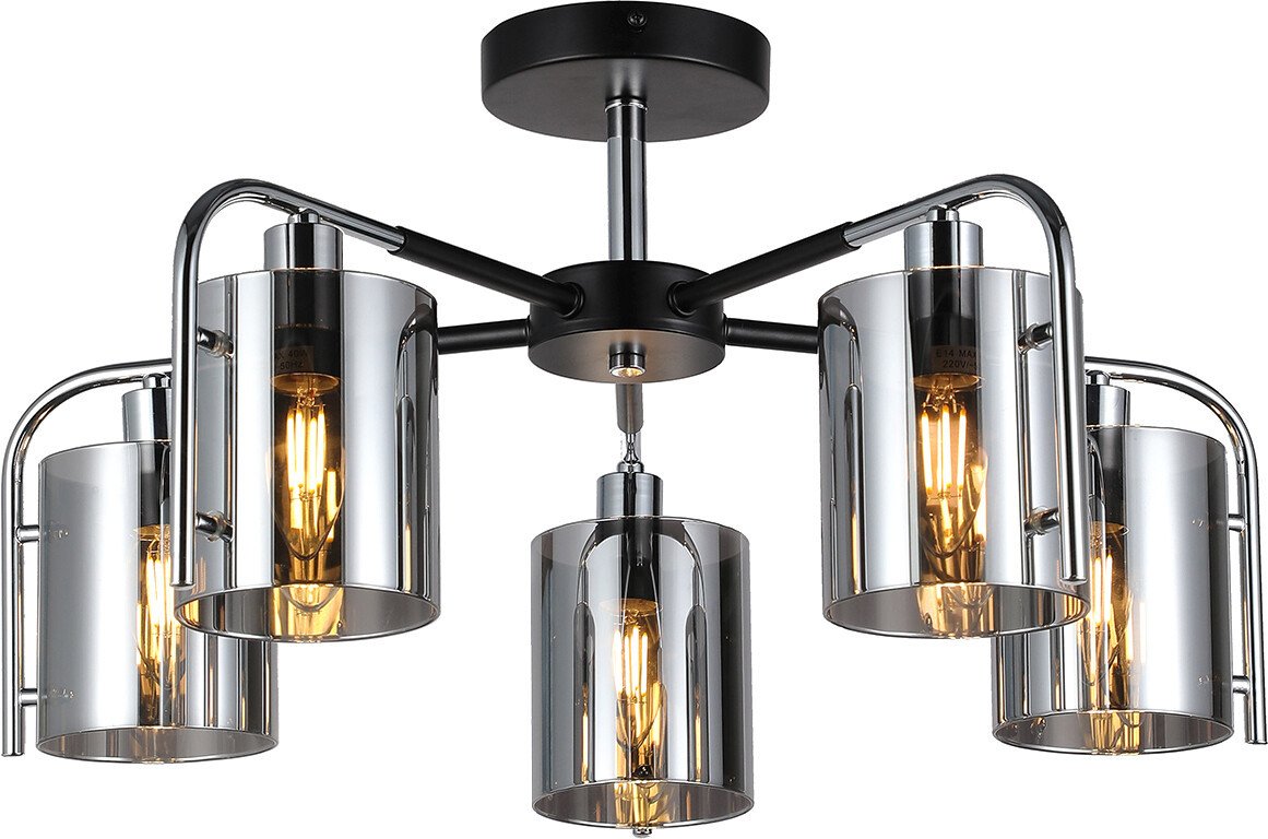 

Люстра средней высоты Escada Elegant 671/5P E14*40W Chrome