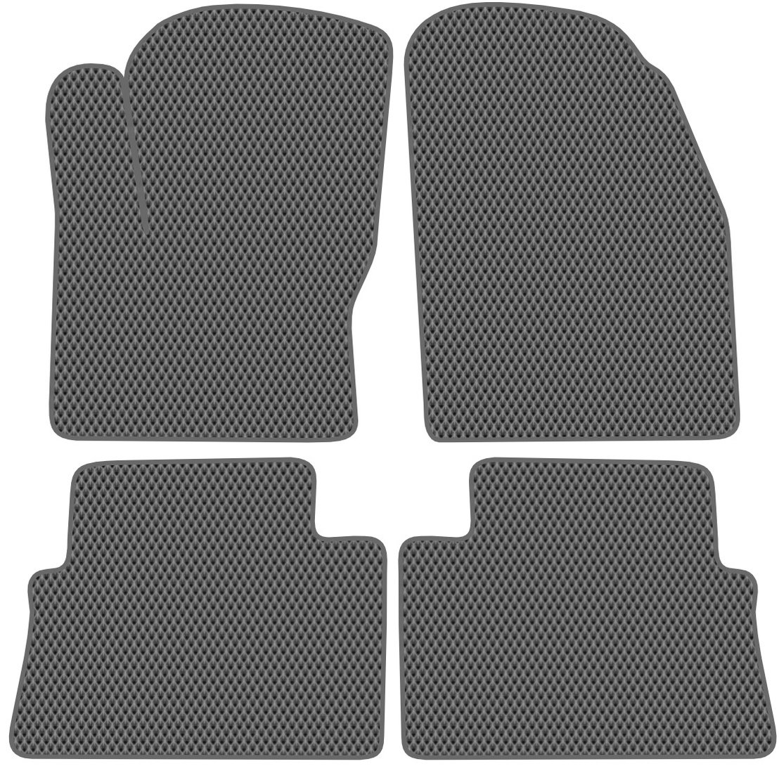 

Комплект ковриков для авто Alicosta Ford S-Max (минивэн) 2006 - 2015 (серый, ромб)