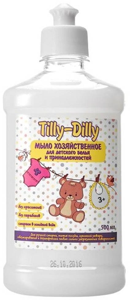 Хозяйственное мыло Tilly-Dilly Мыло хозяйственное жидкое густое детское 500 мл