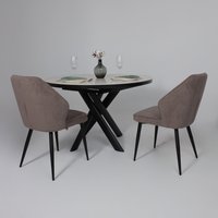 Стул Мамадома Michael (b05 Latte Lux/черный)