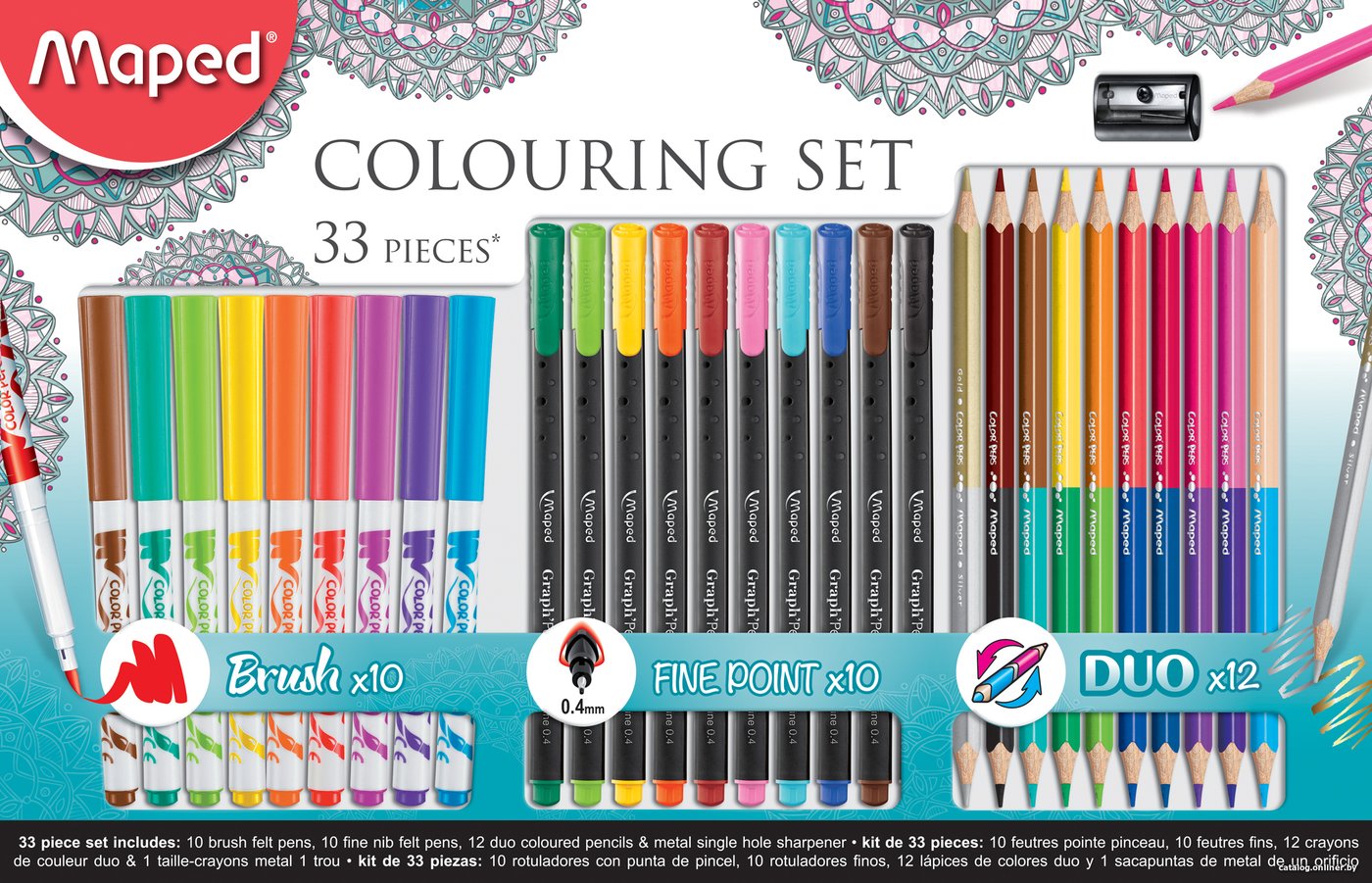 Школьный набор для рисования Maped Graph Pep's Coloring Set 897417