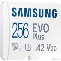 Карта памяти Samsung EVO Plus 2021 microSDXC 256GB (с адаптером)