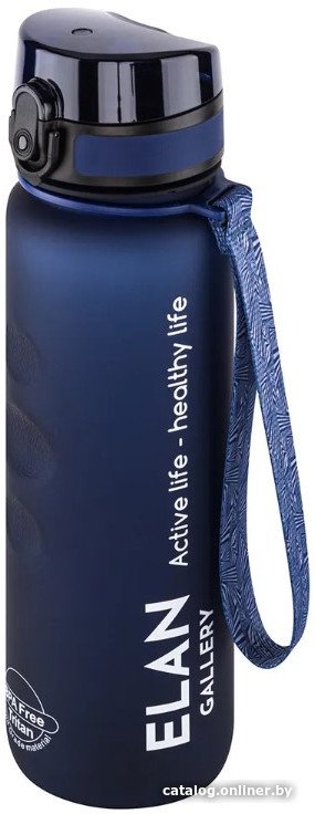 Бутылка для воды Elan Gallery Style Matte 1л 280145 (темно-синий)