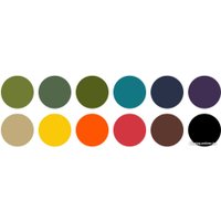 Набор маркеров Феникс+ Осень 65501 (12 цв)