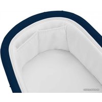 Коляска прогулочная «книга» Cybex Balios S Lux 2020 (серебристая рама, navy blue)