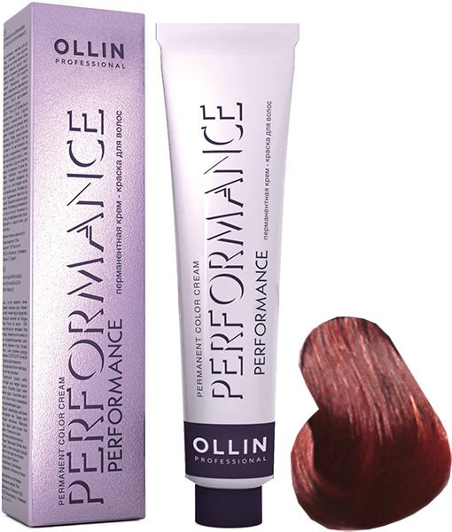 

Крем-краска для волос Ollin Professional Performance 7/5 русый махагоновый