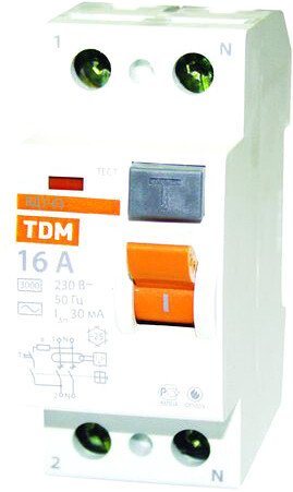 

Устройство защитного отключения TDM Electric ВД1-63 2Р 16А 100мА SQ0203-0001