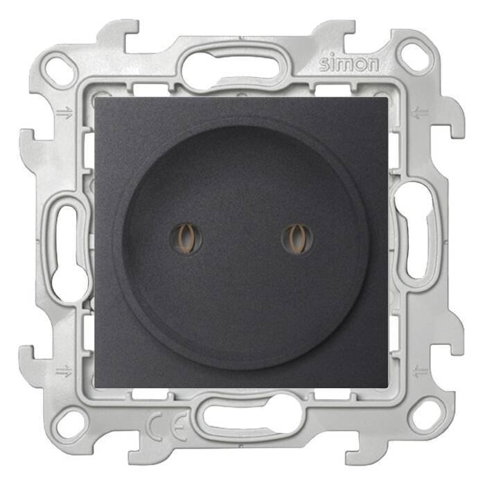 

Розетка Simon 2450442-038 (графит)