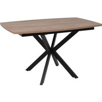 Кухонный стол AksHome Twist (дуб табачный/черный)