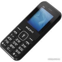 Кнопочный телефон Maxvi C30 (черный)