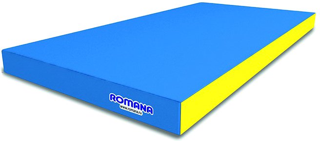 

Cпортивный мат Romana 5.000.06 (голубой/желтый)