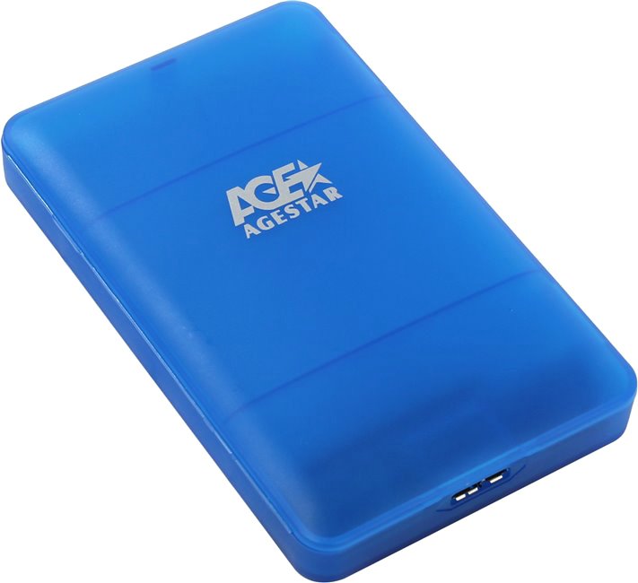 

Бокс для накопителей 2.5" AgeStar 3UBCP3 (синий)