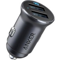 Автомобильное зарядное Anker PowerDrive 2 Alloy A2727 (черный)