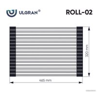Решетка на кухонную мойку Ulgran Roll-01 4660105230465
