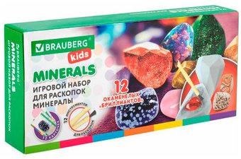 Набор для опытов BRAUBERG Минералы 665129