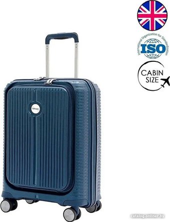 Чемодан-спиннер Verage Rome Business 19006 WP-S+ 55 см (темно-синий)